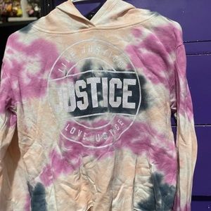 Justice crop top hoodie